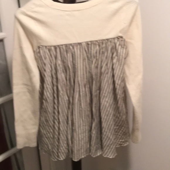NWOT Anthropologie Moth Mixed Media sweater Sz S - Picture 5 of 8